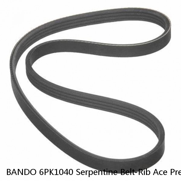 BANDO 6PK1040 Serpentine Belt-Rib Ace Precision Engineered V-Ribbed Belt  #1 small image
