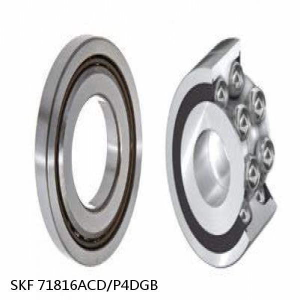 71816ACD/P4DGB SKF Super Precision,Super Precision Bearings,Super Precision Angular Contact,71800 Series,25 Degree Contact Angle #1 image