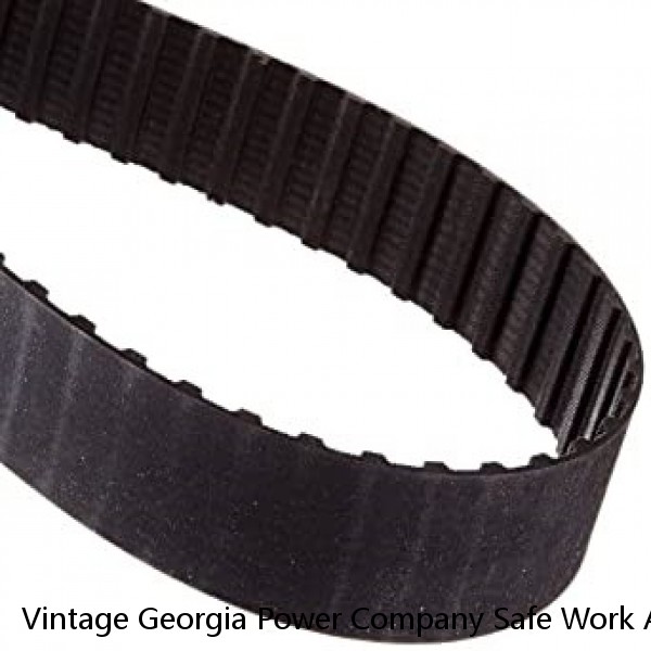 Vintage Georgia Power Company Safe Work Award Construction Brass Belt Buckle #1 image